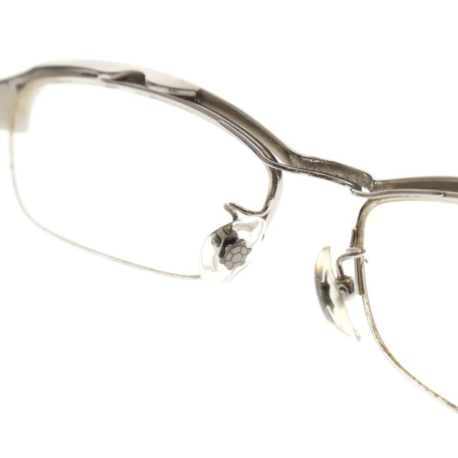 999.9 フォーナインズ S-310T ハーフリム クリアレンズグラス 眼鏡  