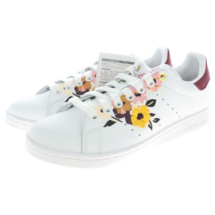  Originals アディダスオリジナルス STAN SMITH White/Power Berry ウィメンズ スタンスミス ローカットスニーカー ホワイト/パワーペリー US9 1/2/26.5cm FW2524 アディダスオリジナルス レディース STAN SMITH White/Power Berry