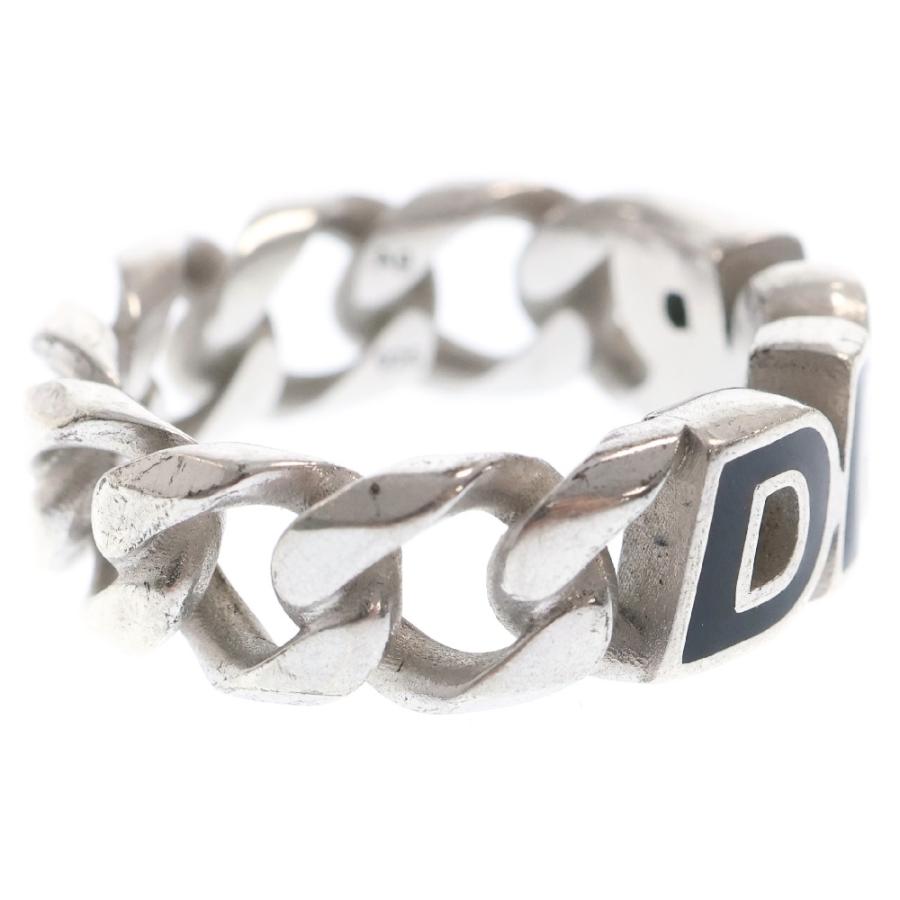 DIOR ディオール ロゴチェーンリング 指輪 R2171HOMST シルバー