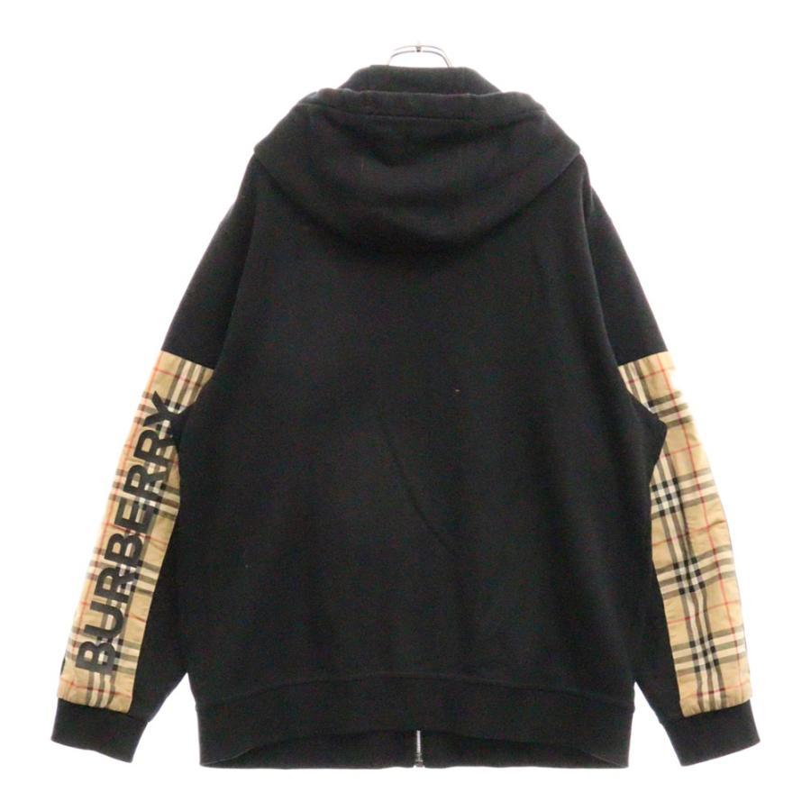 BURBERRY バーバリー ノバチェック 切替 ジップアップフーディー BURBERRY バーバリー ノバチェック 切替 ジップアップフーディー