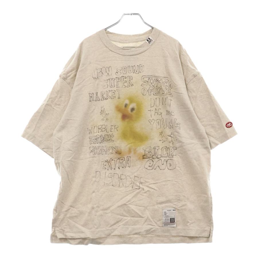 メゾンミハラヤスヒロ 24AW DISTRESSED TEE J13TS732 フロントプリント  