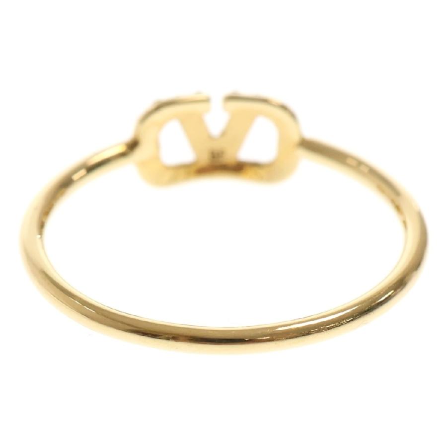 VALENTINO ヴァレンチノ Vロゴ スワロフスキー シグネチャーリング  