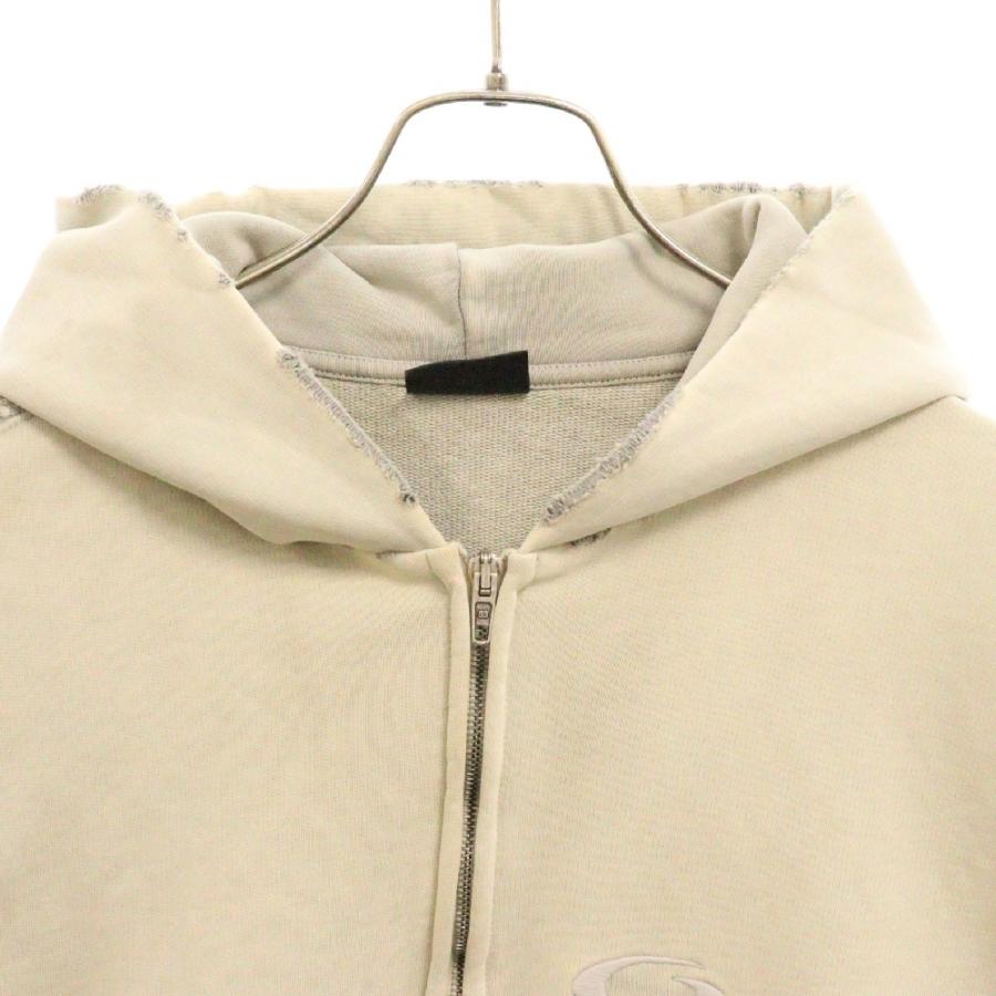 BALENCIAGA バレンシアガ ダメージ加工 袖ペイントロゴ ジップ BALENCIAGA バレンシアガ ダメージ加工 袖ペイントロゴ ジップ