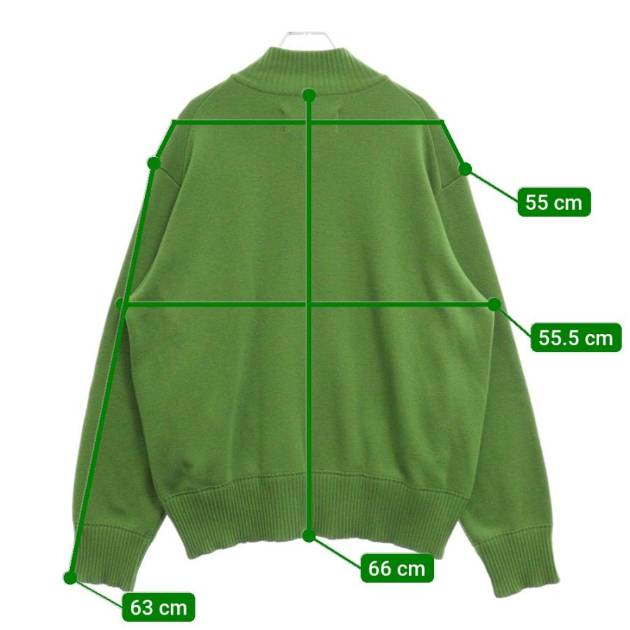 OVERCOAT（オーバーコート） 24AW Zip-Up Blouson ジップアップニット