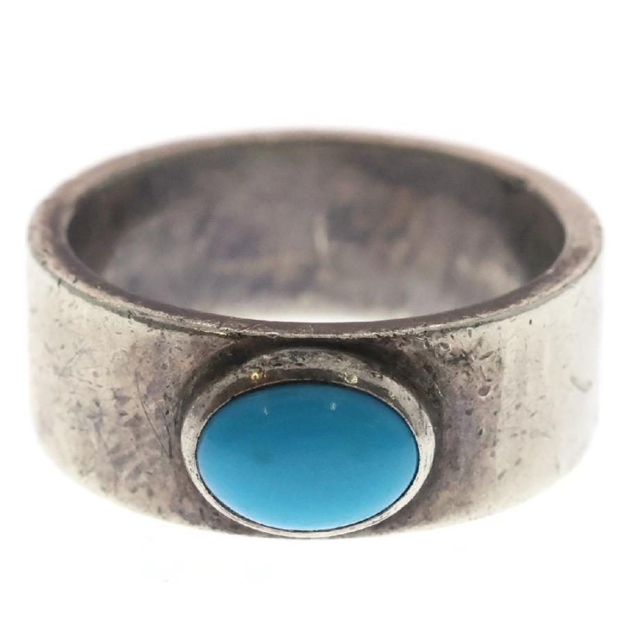 【本物】goro′s ゴローズ ターコイズ オールド ピンキー シルバーリング goro's（ゴローズ） ターコイズ平打ちリング シルバー : BRING Yahoo