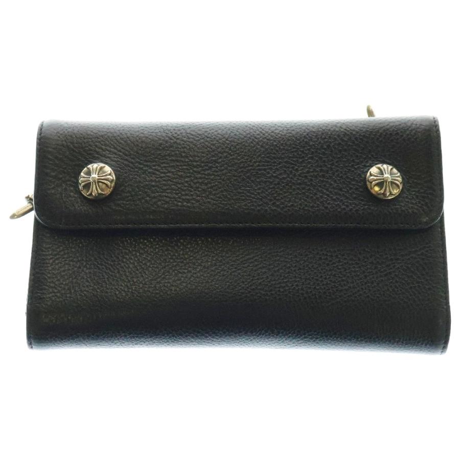 CHROME HEARTS クロムハーツ WAVE ウェーブ レザーウォレット 財布  