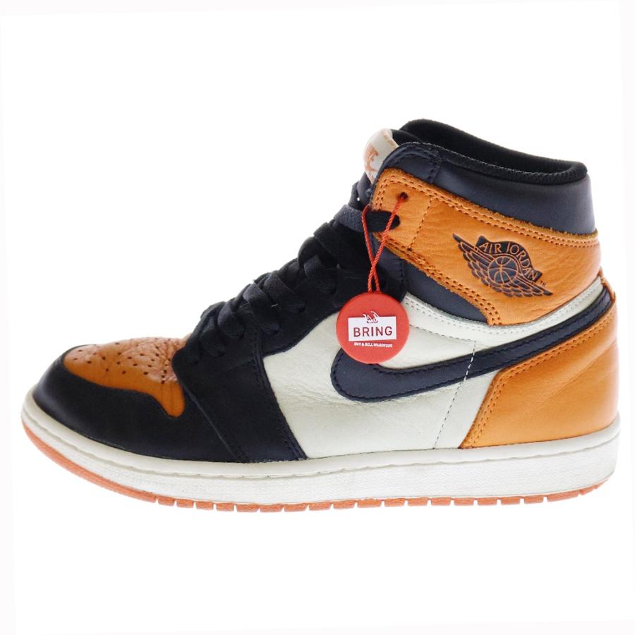 NIKE ナイキ AIR JORDAN 1 エアジョーダン1レトロハイシャッタードバックボード ハイカットスニーカー US8.5/26.5cm オレンジ 555088-005 NIKE（ナイキ） AIR JORDAN 1 エアジョーダン1レトロハイシャッター