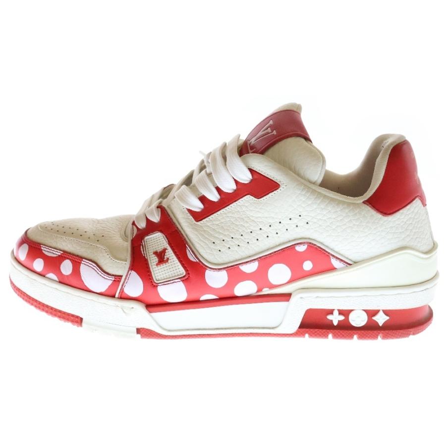 ルイ・ヴィトン LVトレイナー ローカット スニーカー ホワイト/レッド