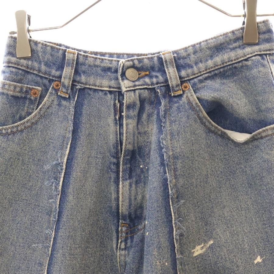 エムエムシックスメゾンマルジェラ ペイント加工 センターシーム  