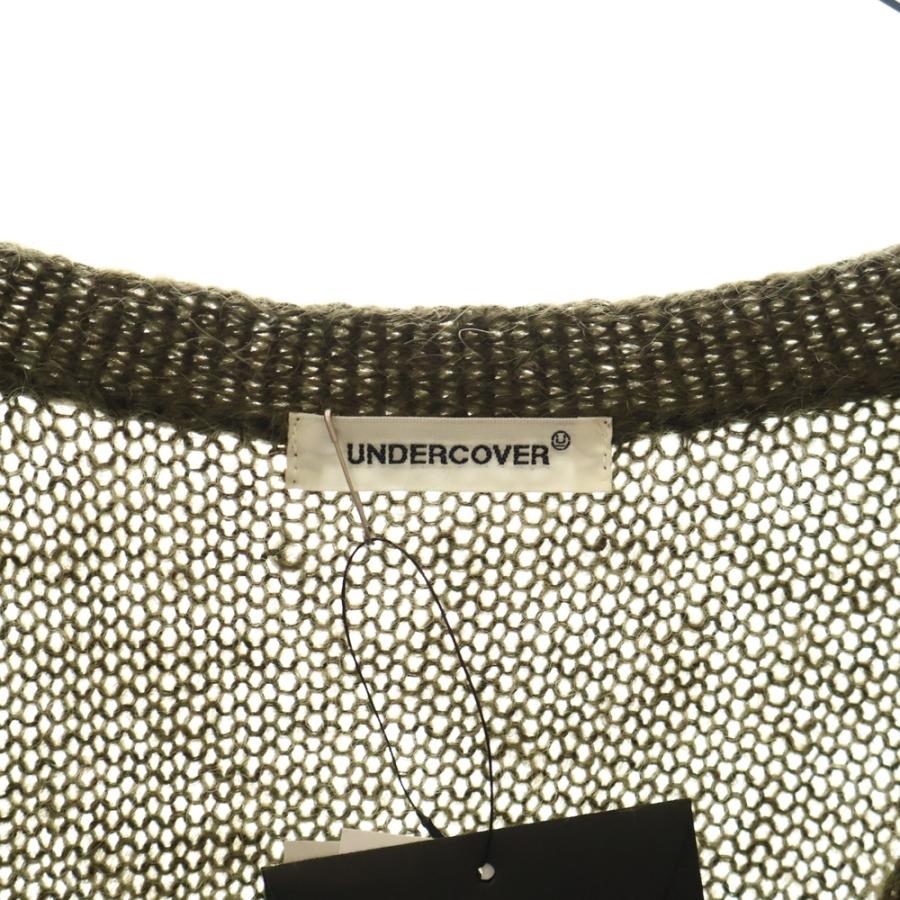 UNDERCOVER（アンダーカバー） 24AW 裾端配色モヘアニットカーディガン