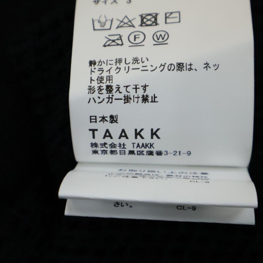 TAAKK ターク 25SS MESH EMBROIDERY ZIP BLOUSON BLACK TA25SS-BL007  
