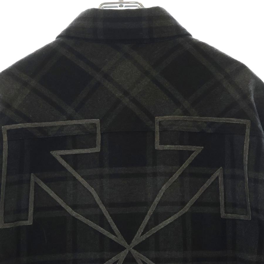 オフホワイト 22AW アローエンブロイダリーフランネルチェック