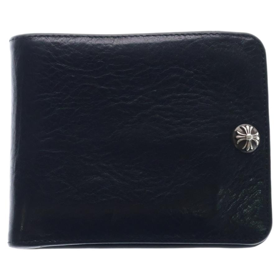 保証書付き CHROMEHEARTS クロムハーツワンスナップ レザーウォレット CHROME HEARTS クロムハーツ Wallet ウォレット 財布 レザー