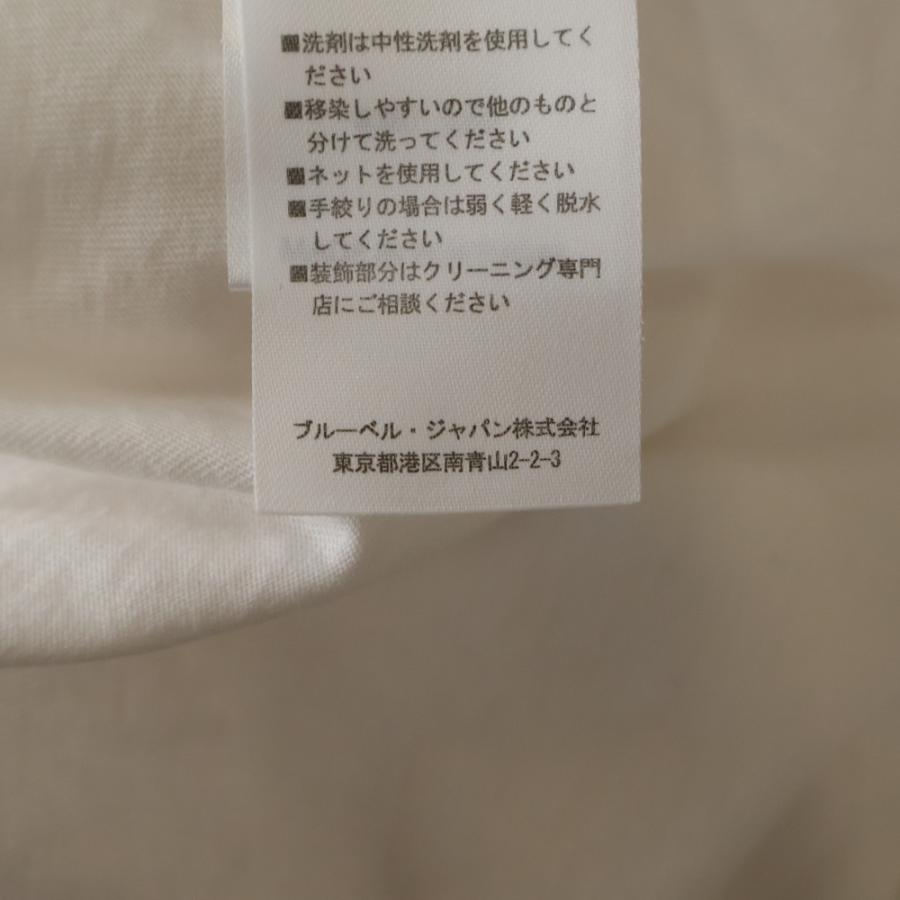 BALMAIN バルマン ノースリーブ ロゴプリント コットンクルー