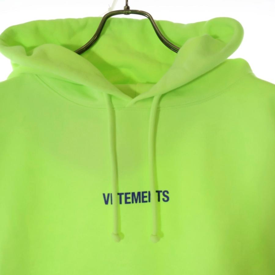 VETEMENTS（ヴェトモン） 22SS LOGO LABEL HOODIE フロントロゴ