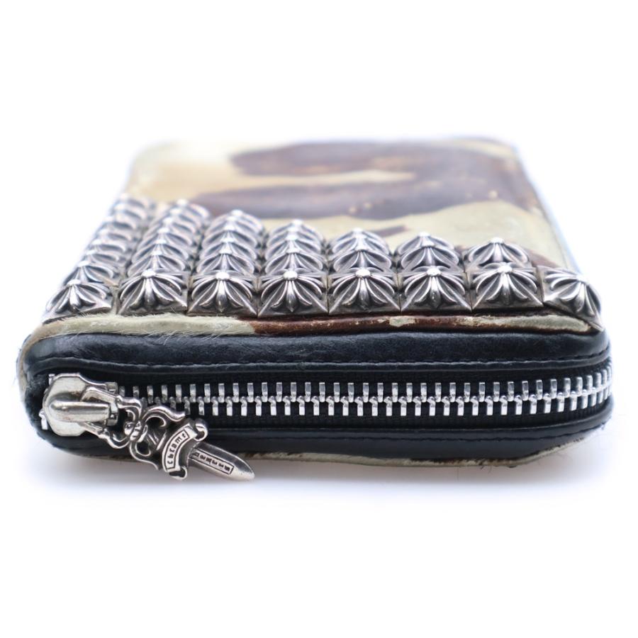 クロムハーツ／REC F ZIP ゼロピラミッドスタッズコーナーウォレット CHROME HEARTS（クロムハーツ） REC F ZIP ゼロピラミッドスタッズ