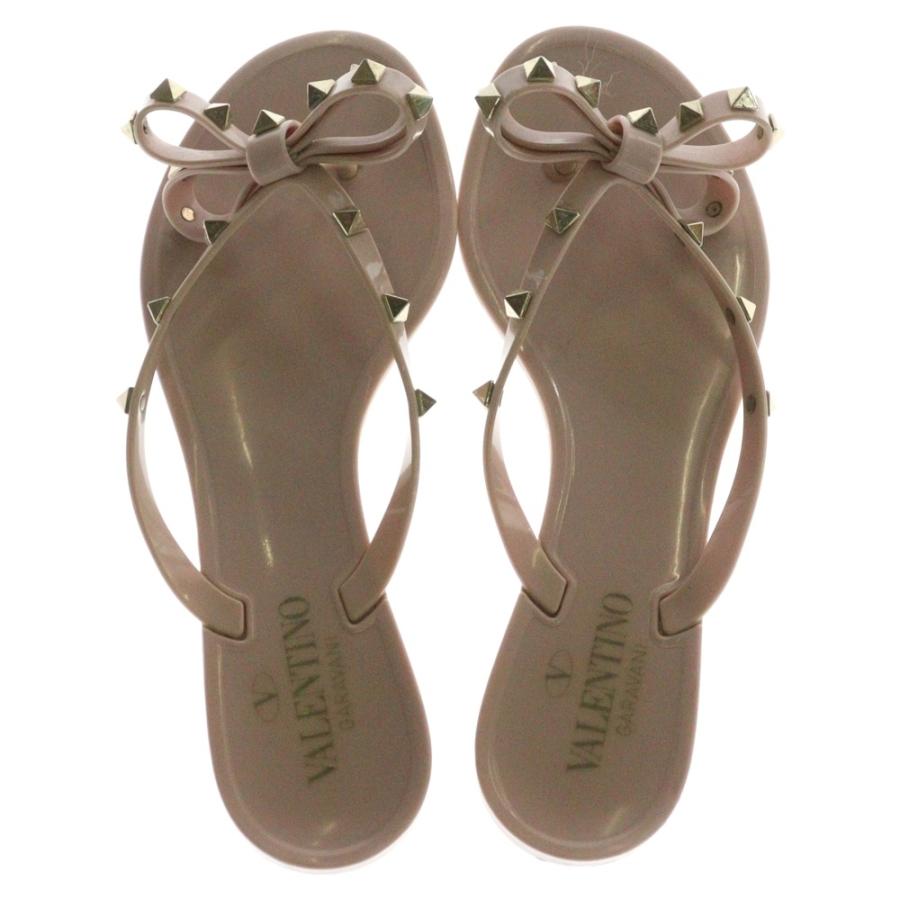 VALENTINO ヴァレンティノ ロックスタッズ リボン ラバー