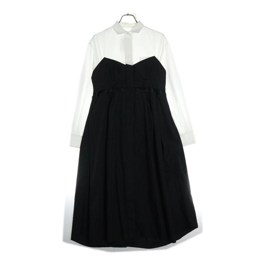 sacai（サカイ） シャツドッキング ワンピース レディース 22ー06372