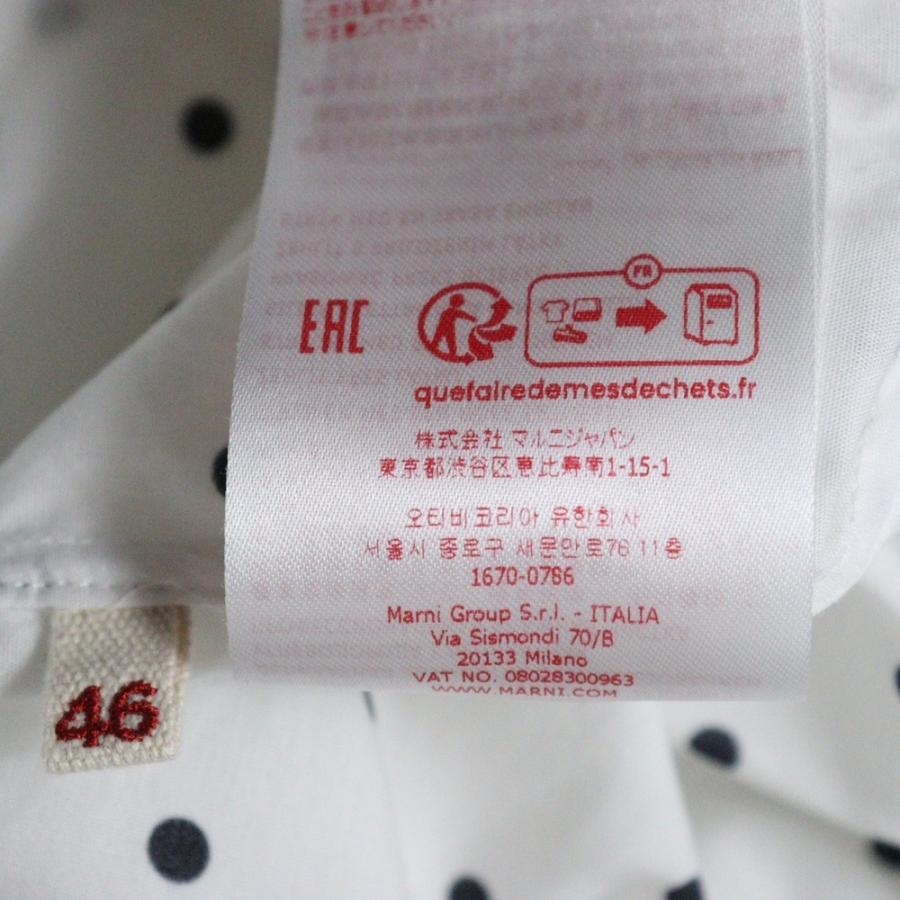 MARNI（マルニ） POLKA DOT PRINT POPLIN SHIRT CUMU0283SY