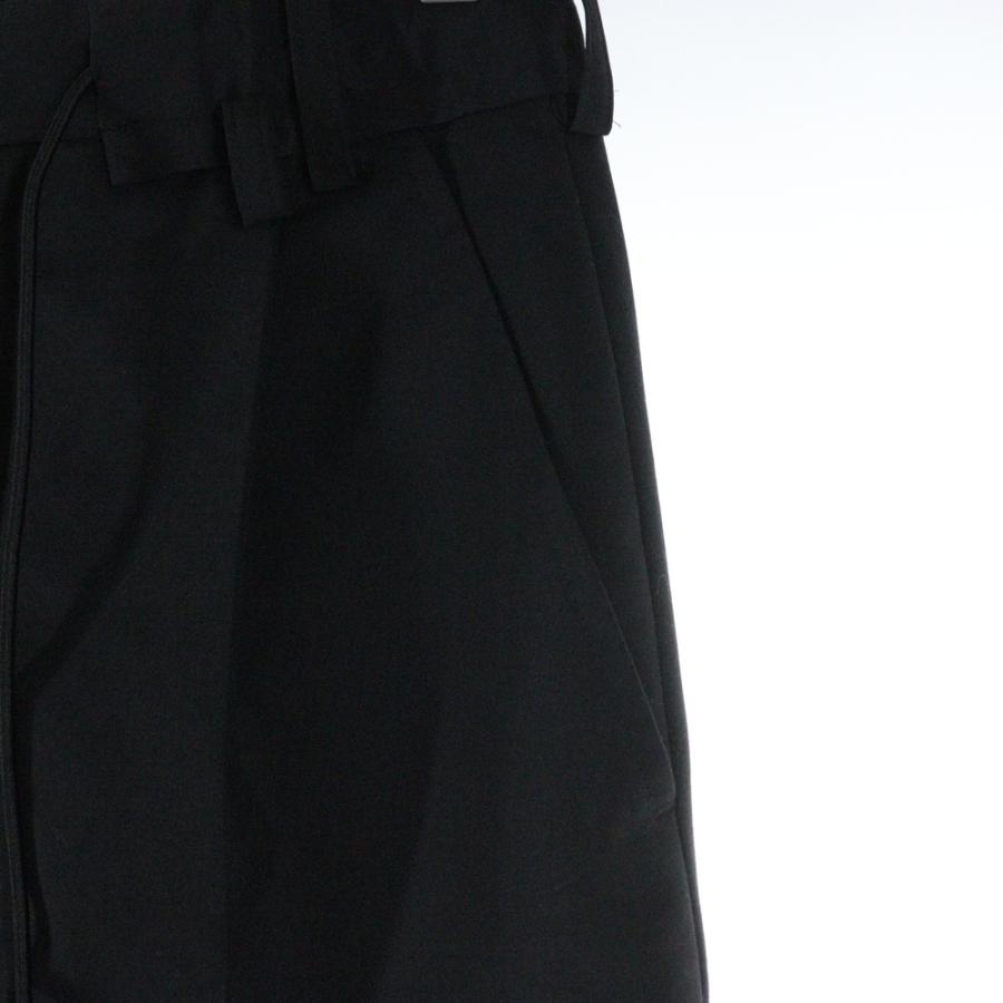 sacai（サカイ） 1タックスラックス ロングパンツ 23-03123M ブラック
