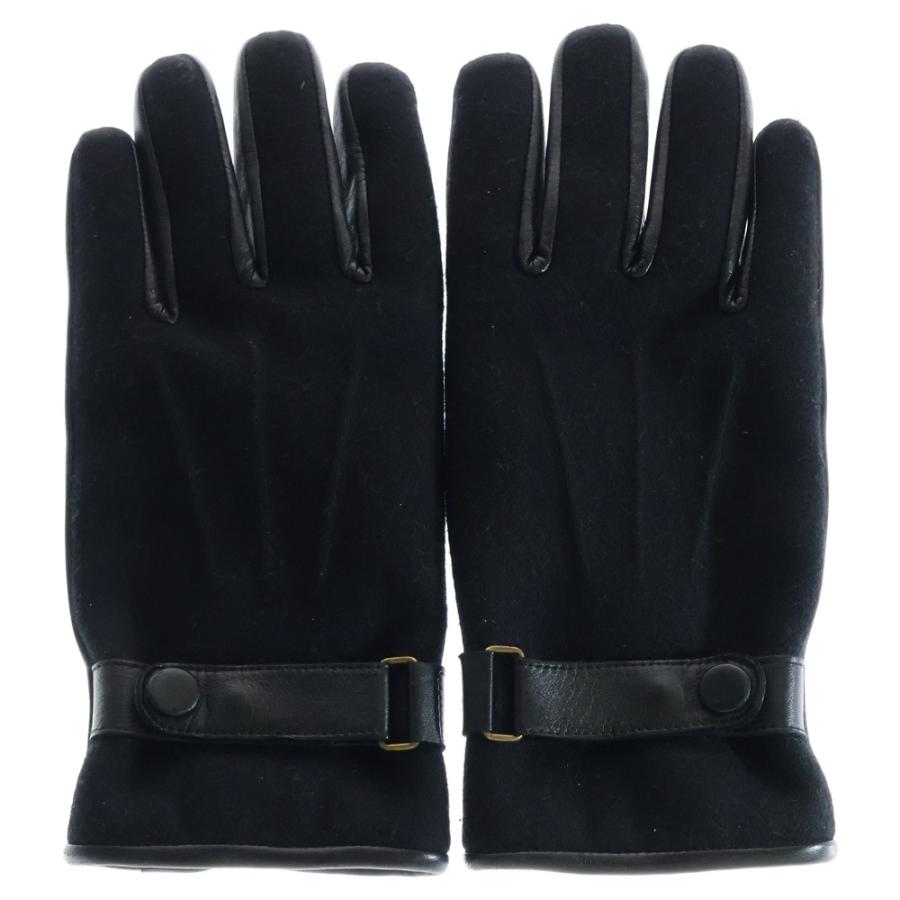 【美品】Paul Smith ラムレザー グローブ 手袋 Paul Smith（ポール・スミス） コンビ ラムレザーグローブ 手袋 214472