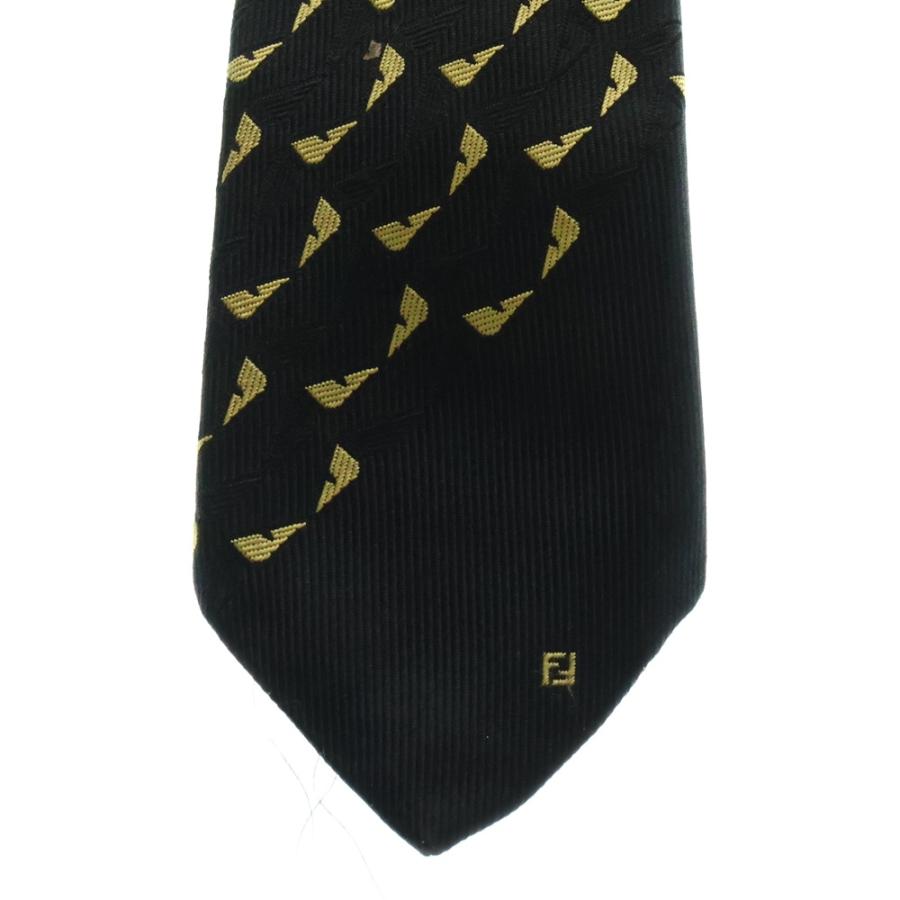 FENDI（フェンディ） モンスター ネクタイ ブラック : BRING Yahoo