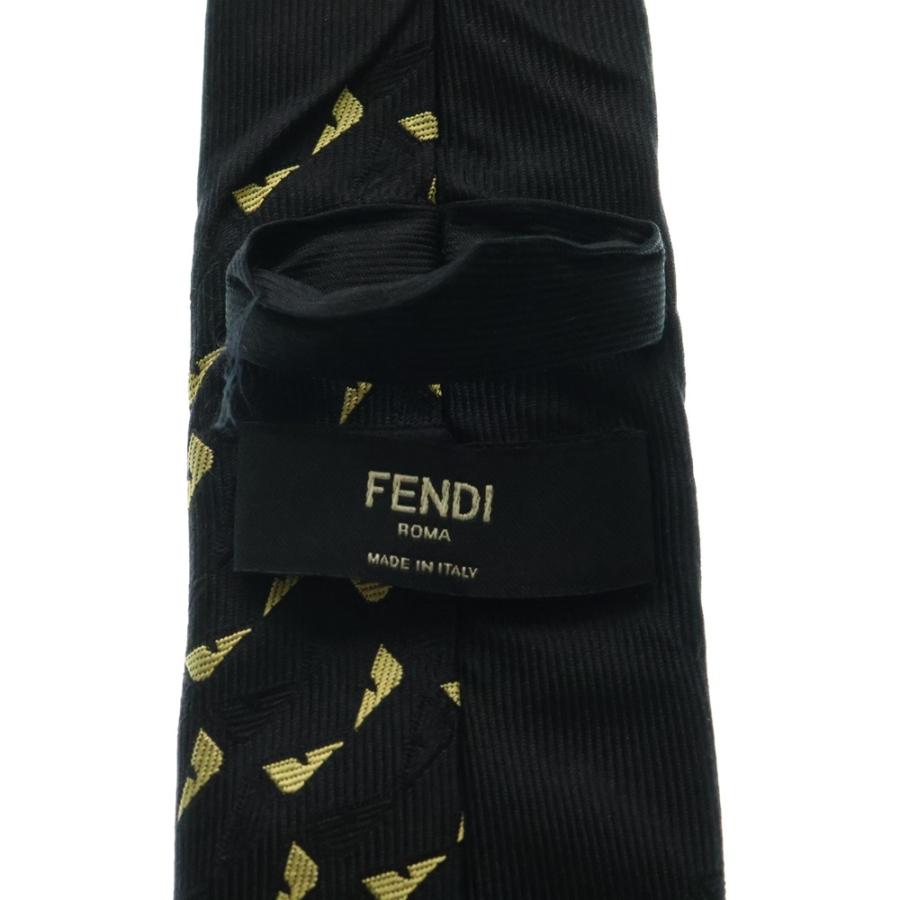 FENDI（フェンディ） モンスター ネクタイ ブラック : BRING Yahoo