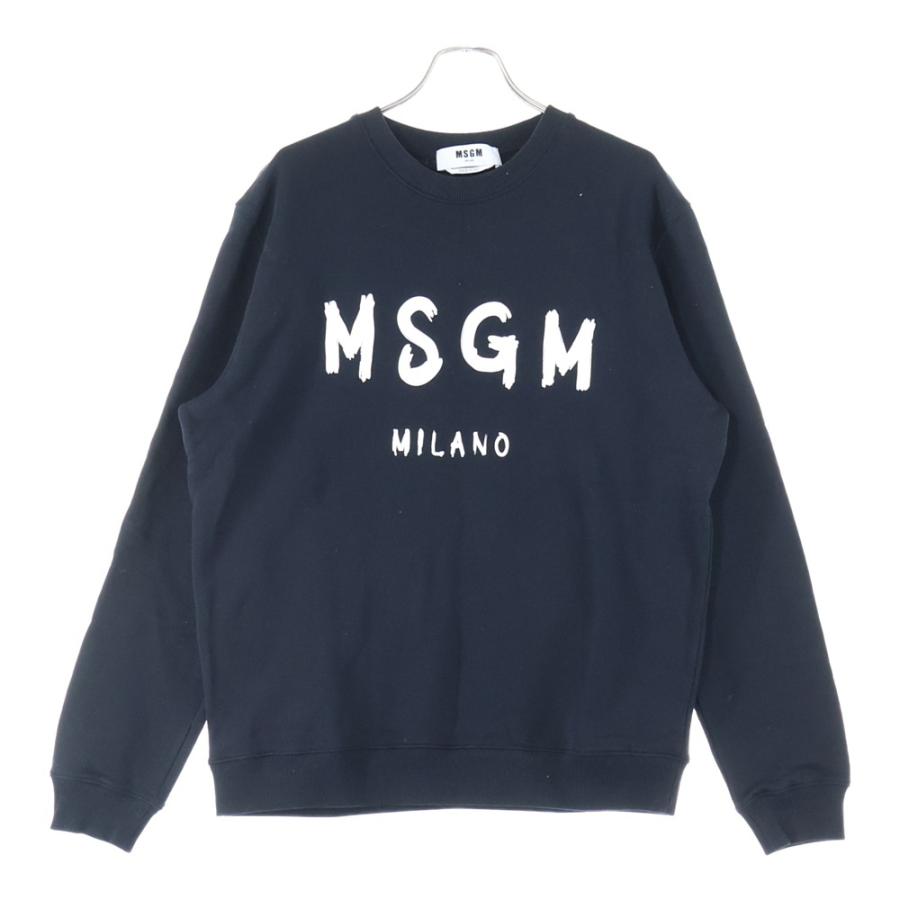 msgmトレーナー MSGM エムエスジーエム フロントプリント クルーネックスウェット