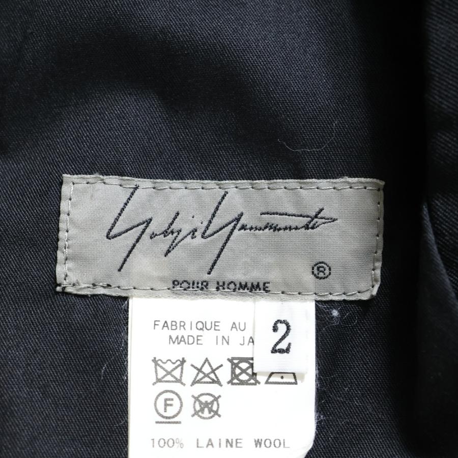 パンツ Yohji Yamamoto POUR HOMME HV-P23-102 Yohji Yamamoto POUR HOMME ヨウジヤマモト プールオム 18AWウール