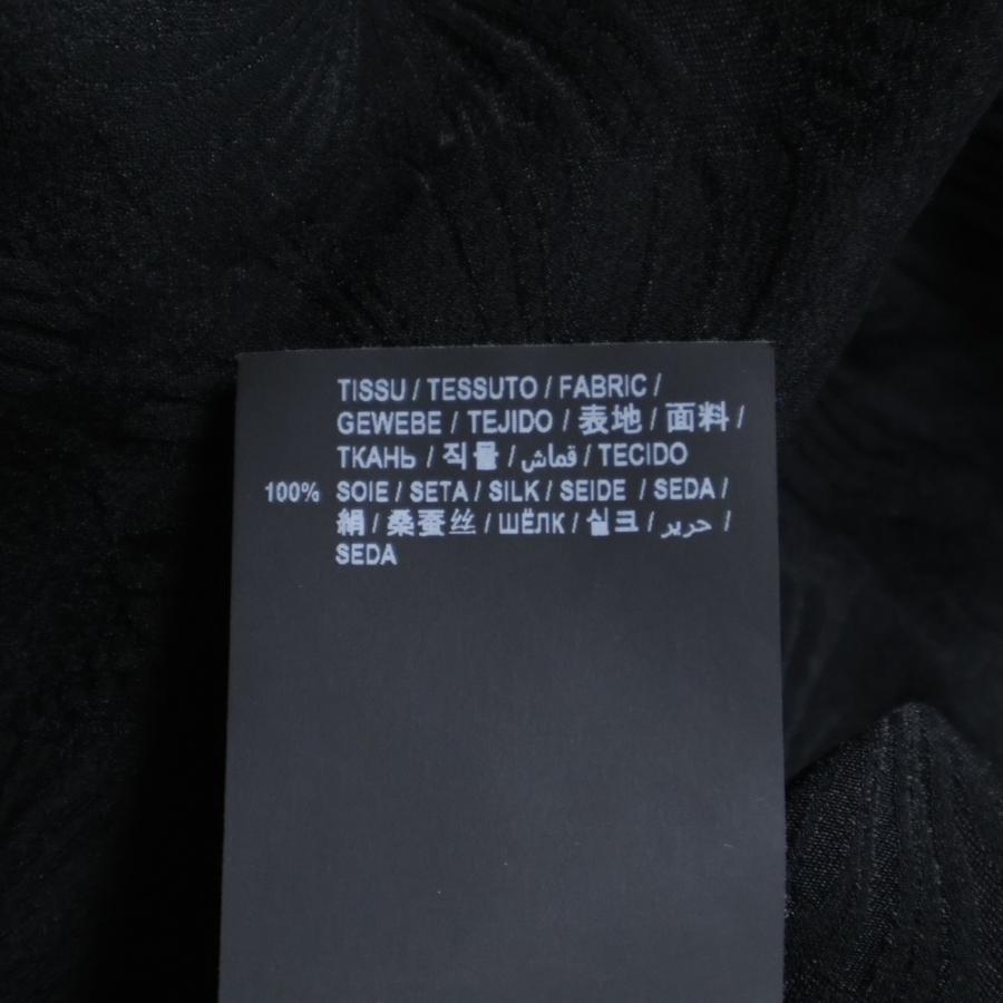 SAINT LAURENT PARIS サンローランパリ 総柄シルク 長袖シャツ