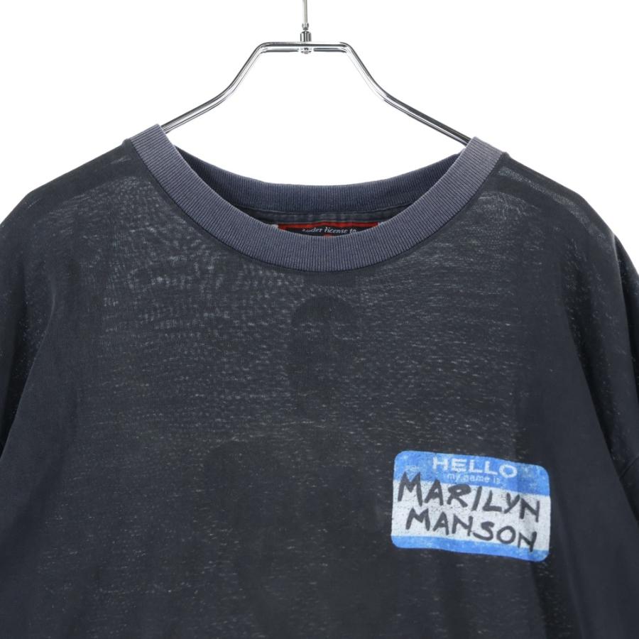 ヴィンテージ 90s MARILYN MANSON HELLO MY NAME IS TEE マリリン