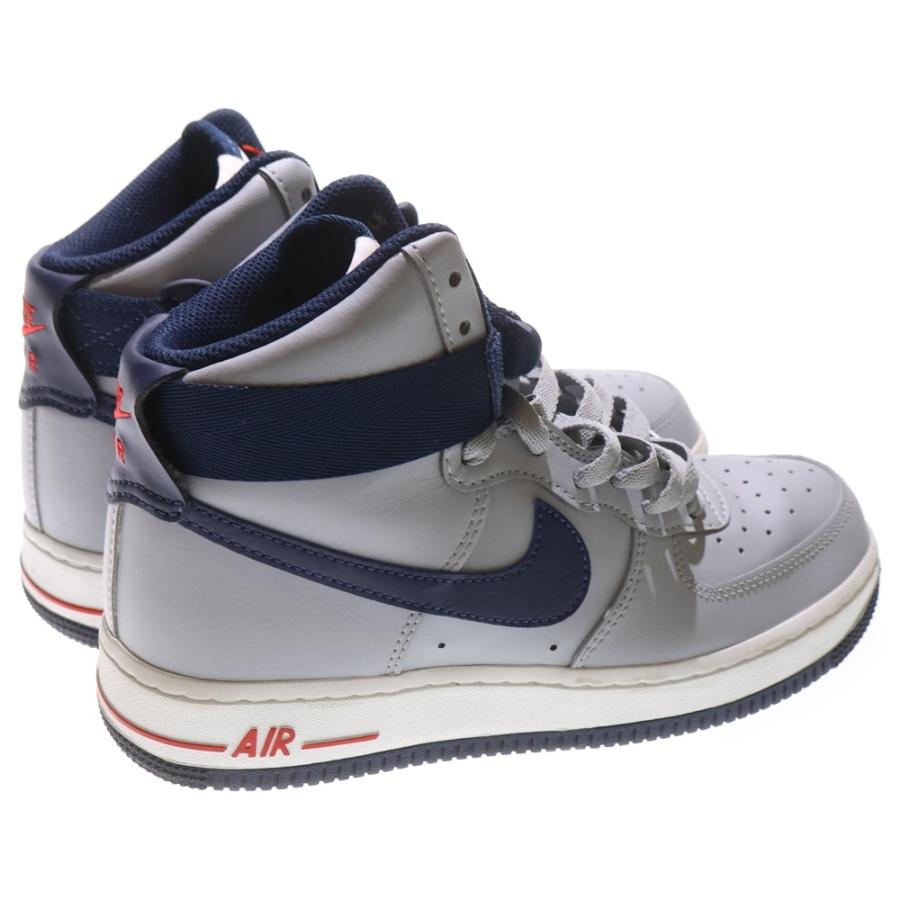 NIKE（ナイキ） AIR FORCE 1 HIGH ウルフグレー/ユニバーシティレッド