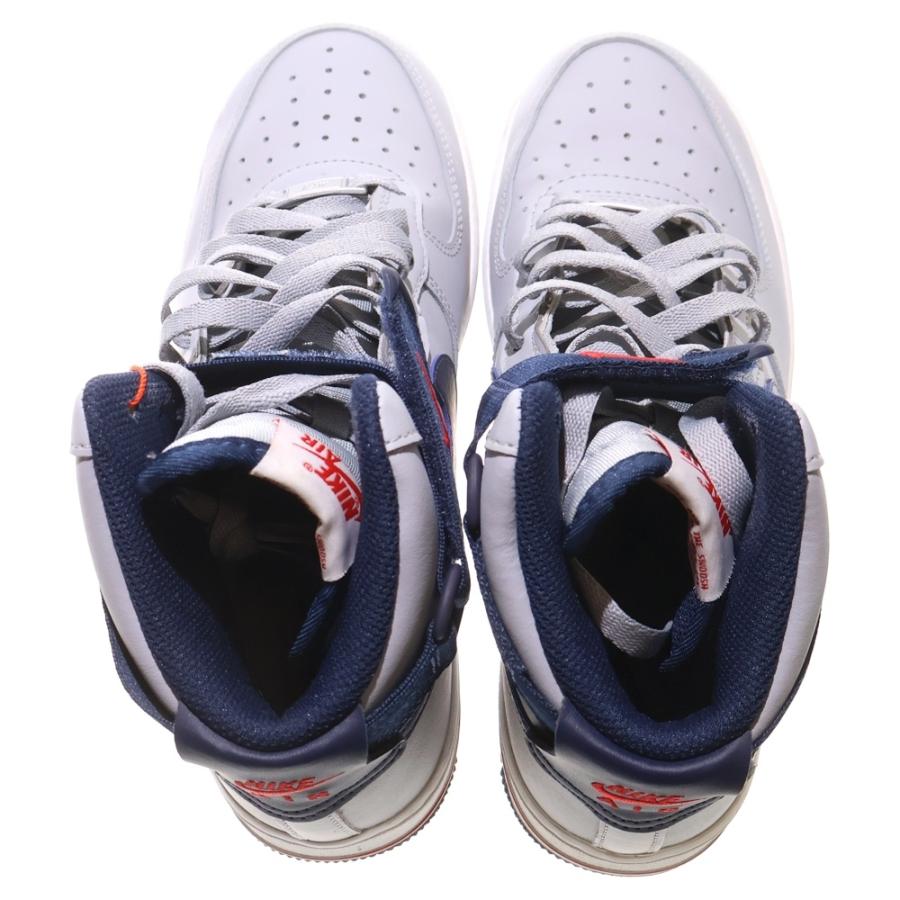 NIKE（ナイキ） AIR FORCE 1 HIGH ウルフグレー/ユニバーシティレッド