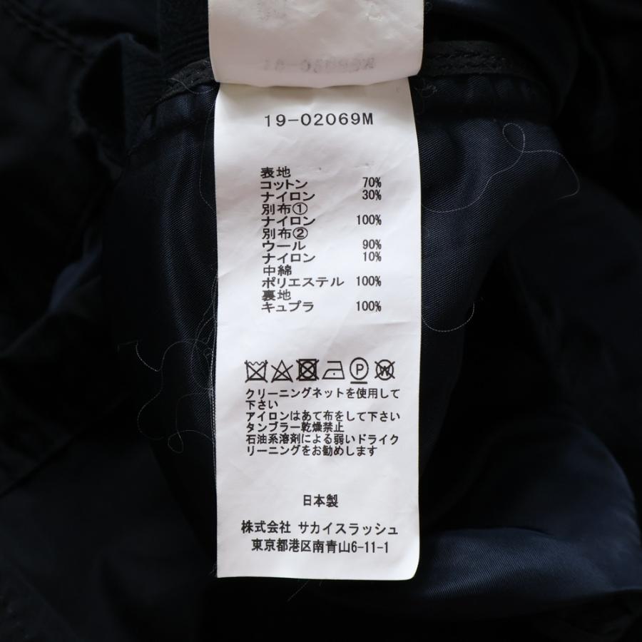 sacai Sacai サカイ 19AW ミリタリージャケット ドッキング  