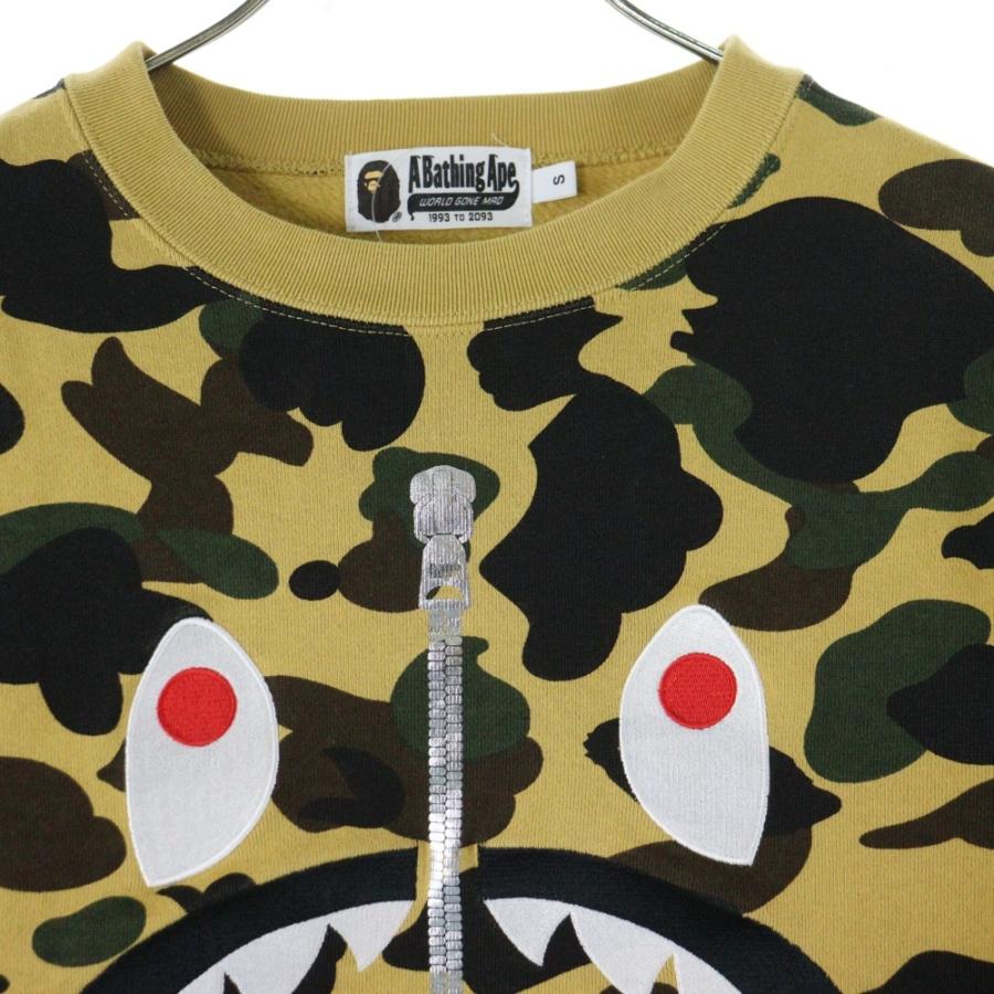 ベイプ ア ベイシング エイプ Camo Shark Crew Sweatshirt シャーク