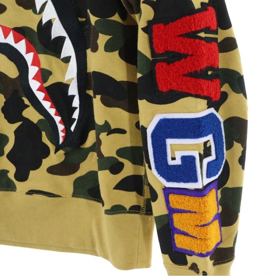 ゆ*！様 BAPE カモフラージュ シャークスウェットSサイズ！【美品】 ベイプ ア ベイシング エイプ Camo Shark Crew Sweatshirt シャーク