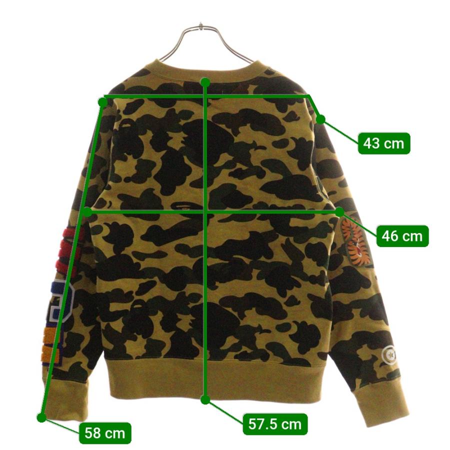 ベイプ ア ベイシング エイプ Camo Shark Crew Sweatshirt シャーク