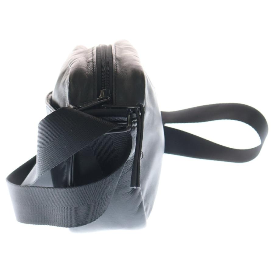 現行 完売モデル 美品 DIESEL ショルダーバッグ ブラック レザー ロゴ DIESEL（ディーゼル） Dロゴ レザーショルダーバッグ ブラック X10242