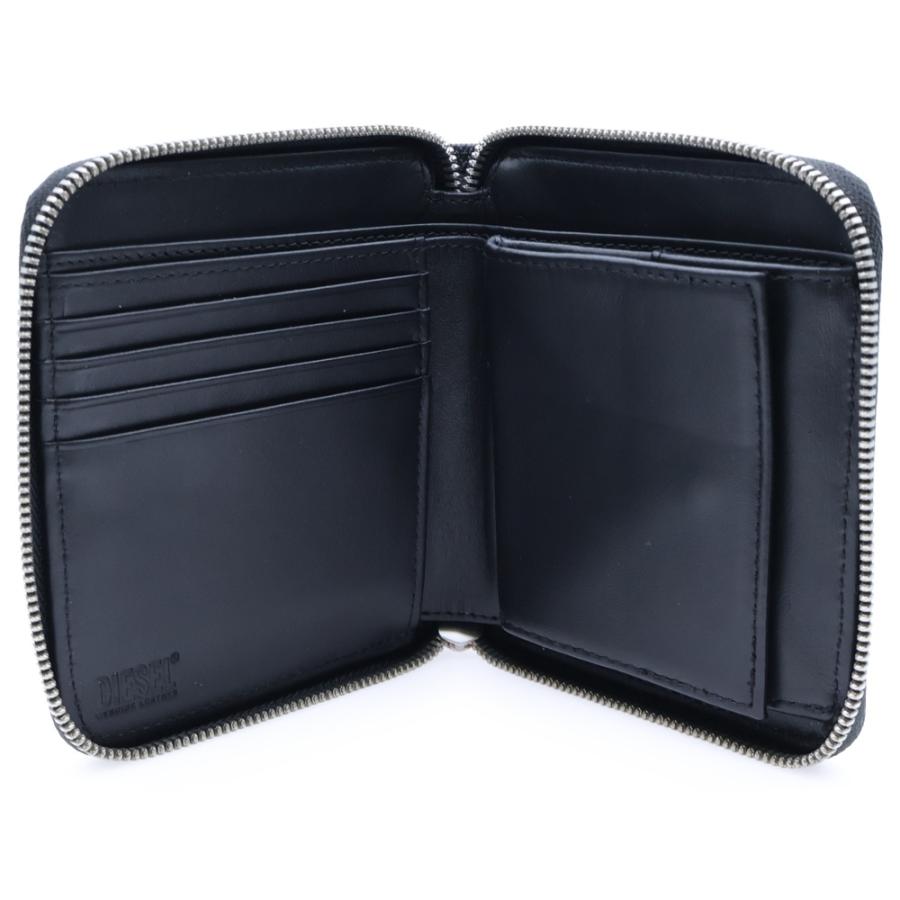 DIESEL（ディーゼル） ラウンドジップウォレット 二つ折り財布