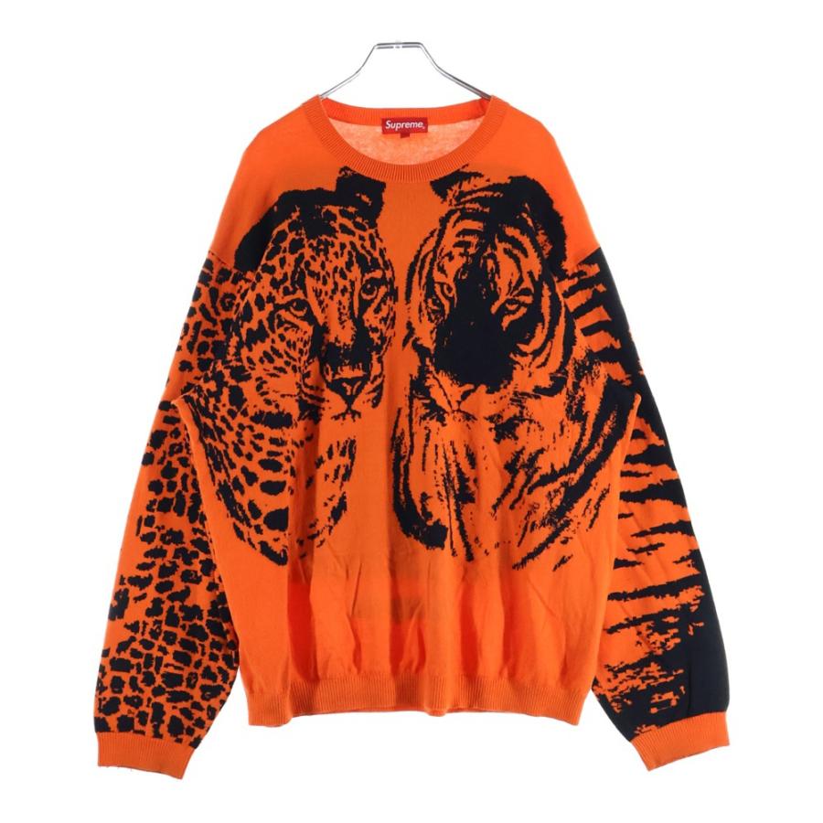 Supreme（シュプリーム） 23AW Big Cats Jacquard L/S Top ジャガード