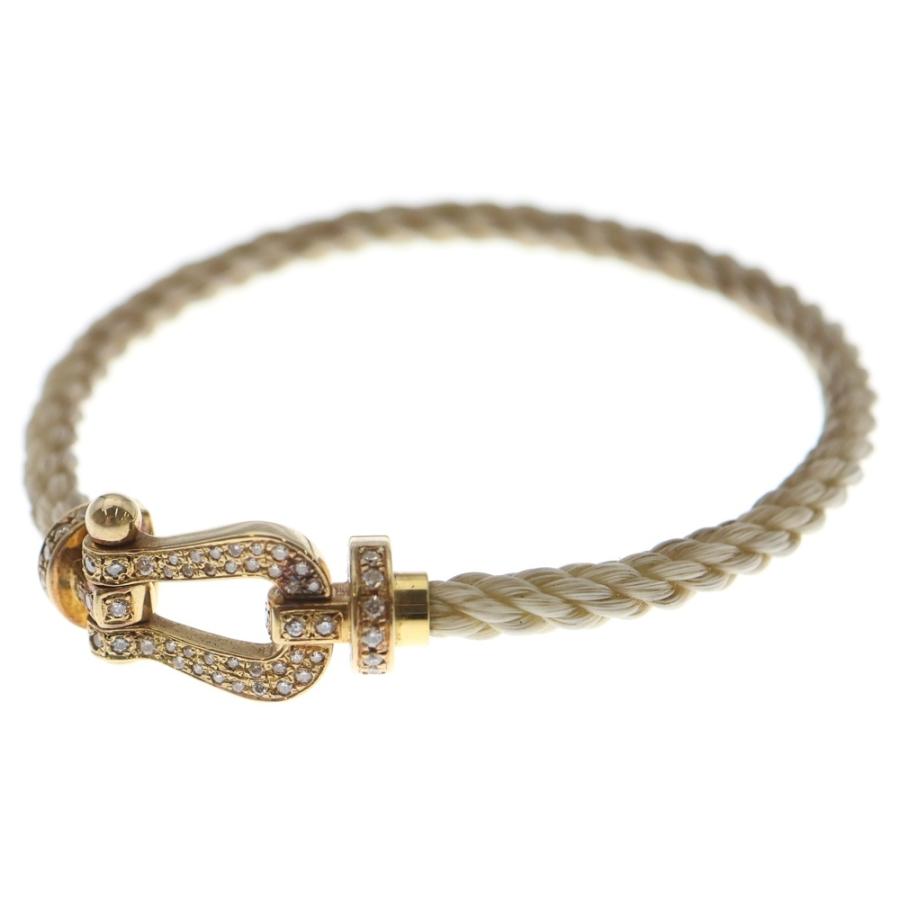 Fred（フレッド） K18YG フォース10 LM スチールケーブル PAVEダイヤ