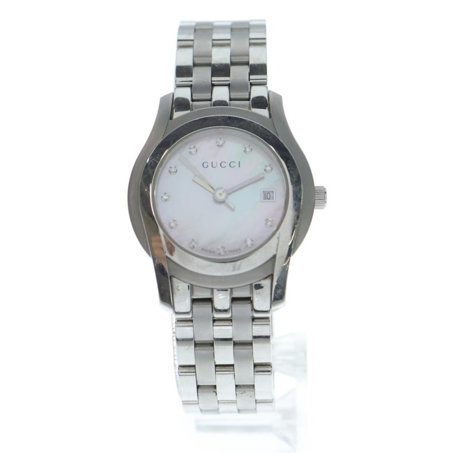 GUCCI（グッチ） シェル文字盤 ピンクシェル 11Pダイヤ ウォッチ