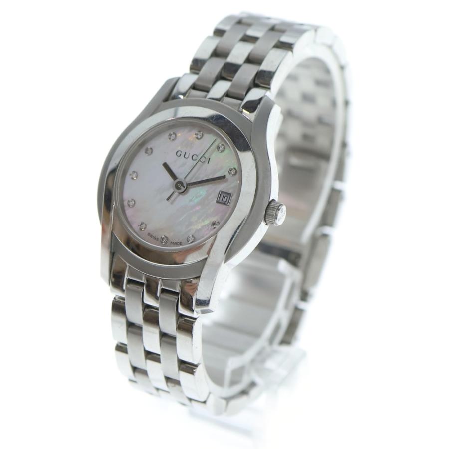 GUCCI（グッチ） シェル文字盤 ピンクシェル 11Pダイヤ ウォッチ