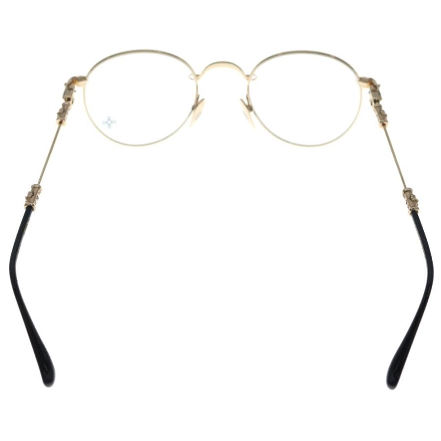 クロムハーツ スタイリッシュなメタルフレーム眼鏡 CHROME HEARTS（クロムハーツ） BUBBA-A クロステンプルメタルフレーム
