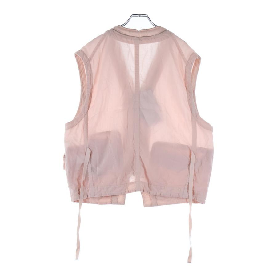 UNDERCOVER（アンダーカバー） 25SS Vネック Wジップ ガーゼベスト