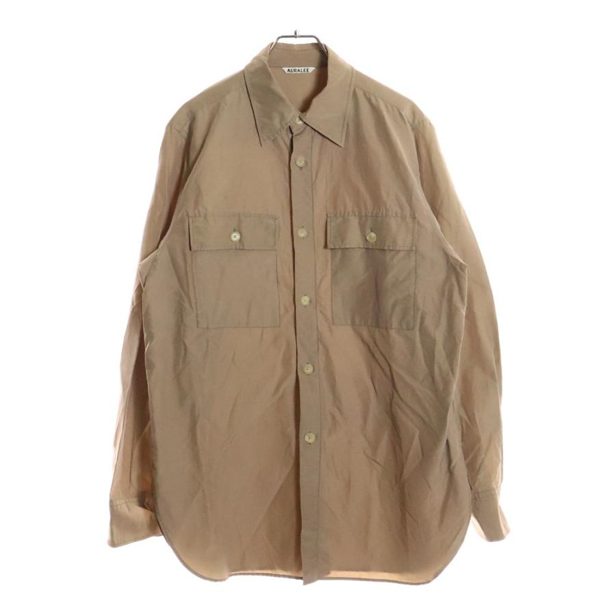 AURALEE SILK COTTON CLOTH BIG SHIRTS シャツ AURALEE（オーラリー） SILK COTTON CLOTH BIG SHIRTS シルクコットン