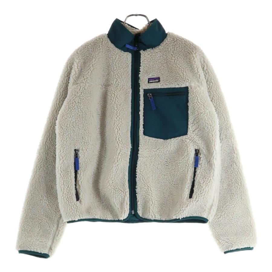 Patagonia キッズ・レトロX・ジャケット XXL ベージュ/オリーブ patagonia（パタゴニア）の「パタゴニアキッズレトロXジャケット