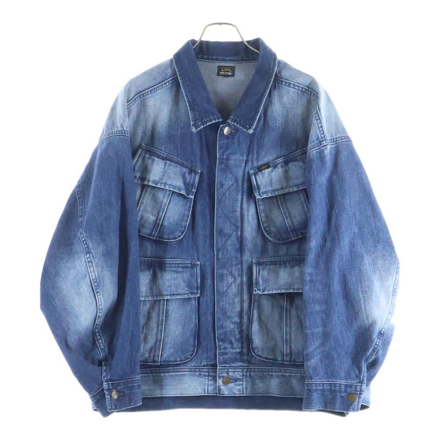 Lee デニムジャケット インディゴ Lee（リー） ×MFC STORE マルチポケット デニムジャケット インディゴ