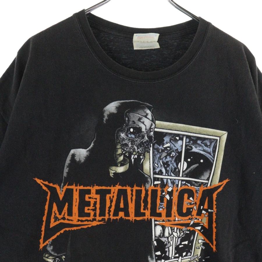 90s~00s LLICA メタリカ パスヘッド スカル ヴィンテージ 90s Metallica Flame Skull Pushead メタリカ バンドTシャツ カット