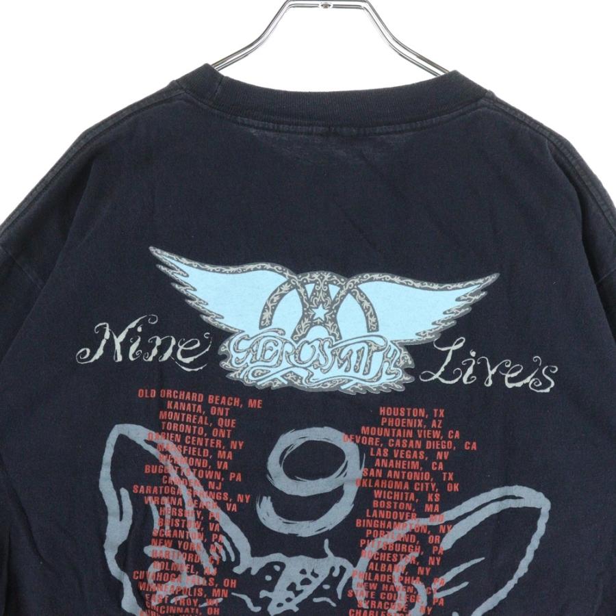 VINTAGE ヴィンテージ 1997 AEROSMITH NINE LIVES TOUR TSHIRT エアロ